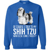Shih Tzu T Shirts Hoodie  Of Course I Talk To